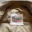画像8: 【L】80s-90s WALLS ナイロン キルティング ダウンジャケット ベージュ■ビンテージ オールド アメリカ古着 MA-1タイプ 首リブ (8)