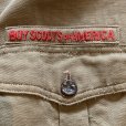 画像3: 【L/XL】40s BSA ボーイスカウト マチ付き チェンジボタン 長袖シャツ カーキ■ビンテージ オールド アメリカ古着 ビッグサイズ (3)