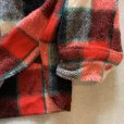 画像4: 【XL】50s Woolrich マチ付き 長袖ウールシャツジャケット 赤チェック■ビンテージ オールド レトロ アメリカ古着 ウールリッチ (4)