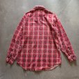画像10: 【S】ボロ 50s PENNEY'S 長袖プリントネルシャツ 赤チェック■ビンテージ オールド レトロ アメリカ古着 ぺニーズ プリネル ライトネル (10)