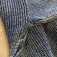 画像6: 【S/M or Ladies】UNKNOWN インディゴ コットンニット セーター 青無地■ビンテージ オールド アメリカ古着 90s レディース 短丈 (6)