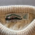 画像3: 【L】アイルランド製 arancrafts ケーブル編み ウールセーター 生成り色■ビンテージ アメリカ古着 フィッシャーマン アランニット (3)