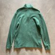 画像7: 【M/L】Polo Ralph Lauren ハーフジップ コットンニット セーター 緑■ビンテージ オールド アメリカ古着 ポロラルフローレン (7)