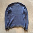 画像7: 【XL】Eddie Bauer コットンニット セーター ブルー×グレー ボーダー■ビンテージ オールド アメリカ古着 90s-2000s エディーバウアー (7)