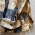 画像7: 【L】70s USA製 Woolrich ウールシャツジャケット 黄土色 ブロックチェック■ビンテージ オールド レトロ アメリカ古着 ウールリッチ (7)