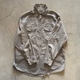 画像6: 【L/XL 16 1/2】60s-70s USA製 Lee マチ付き 長袖ワークシャツ グレー■ビンテージ オールド アメリカ古着 チェトパ コットン (6)