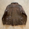 画像9: 【S/M】50s WINDWARD ホースハイド レザージャケット 茶■ビンテージ レトロ アメリカ古着 40s 馬 革ジャン スポジャケ (9)
