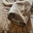 画像4: 【L】70s USA製 Pioneer Wear フリンジ スエードレザージャケット ブラウン 茶■ビンテージ レトロ アメリカ古着 革ジャン ウエスタン (4)