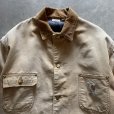 画像2: 【L/XL】carhartt ブラウンダック チョアコート カバーオール■ビンテージ オールド アメリカ古着 90s USA製 カーハート ジャケット (2)