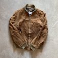 画像6: 【S】70s HOWARD'S スエードレザージャケット ブラウン 茶■ビンテージ レトロ アメリカ古着 60s ジップアップ 革ジャン MA-1 (6)