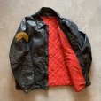 画像6: 【XL】70s-80s UNKNWON オールレザージャケット スタジャン ネイビー■ビンテージ レトロ アメリカ古着 革ジャン 襟付き カナダ製 (6)