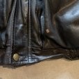 画像4: 【XL/XXL】80s-90s Eddie Bauer オールレザー グースダウンジャケット ブラック 黒■ビンテージ アメリカ古着 革ジャン エディーバウアー (4)