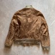 画像8: 【S】70s HOWARD'S スエードレザージャケット ブラウン 茶■ビンテージ レトロ アメリカ古着 60s ジップアップ 革ジャン MA-1 (8)