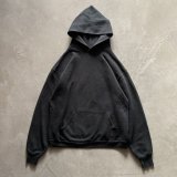 【M/L】80s-90s USA製 Russell スウェットパーカー ブラック 黒無地■ビンテージ オールド アメリカ古着 トレーナー ラッセル