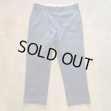 【W42】90s USA製 Dickies 874 ワークパンツ ネイビー 紺色■ビンテージ オールド アメリカ古着 ディッキーズ タロンジップ