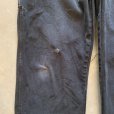 画像3: 【W34】Dickies ダック地 ペインターパンツ ブラック 黒■オールド アメリカ古着 ディッキーズ ワークウェア No.1 (3)