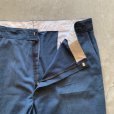 画像3: 【W42】90s USA製 Dickies 874 ワークパンツ ネイビー 紺色■ビンテージ オールド アメリカ古着 ディッキーズ タロンジップ (3)