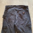 画像7: 【W34】Dickies ダック地 ペインターパンツ ブラック 黒■オールド アメリカ古着 ディッキーズ ワークウェア No.2 (7)
