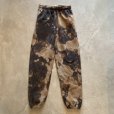 画像1: 【M】FRUIT OF THE LOOM ブリーチ スウェットパンツ 総柄■アメリカ古着 フルーツオブザルーム タイダイ (1)