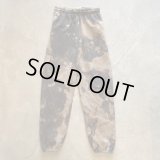【M】FRUIT OF THE LOOM ブリーチ スウェットパンツ 総柄■アメリカ古着 フルーツオブザルーム タイダイ