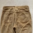 画像7: 【W32(W31)】70s USA製 Wrangler フレア コーデュロイパンツ ブラウン 茶系■ビンテージ オールド アメリカ古着 刺繍 ラングラー (7)