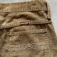 画像8: 【W32(W31)】70s USA製 Wrangler フレア コーデュロイパンツ ブラウン 茶系■ビンテージ オールド アメリカ古着 刺繍 ラングラー (8)