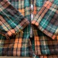 画像8: 【Ladies or S】カナダ製 harmony ウールジャケット オレンジチェック■ビンテージ オールド レトロ アメリカ古着 ジップパーカー (8)