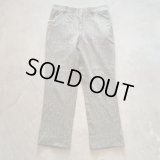 【W34】70s UNKNOWN フレア ウールパンツ■ビンテージ オールド レトロ アメリカ古着 スラックス ツイード