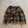 画像10: 【Ladies or S】カナダ製 harmony ウールジャケット オレンジチェック■ビンテージ オールド レトロ アメリカ古着 ジップパーカー (10)