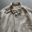 画像2: 【M(L/XL相当)】Eddie Bauer 長袖シャツ ライトベージュ■ビンテージ オールド アメリカ古着 2000s エディーバウアー ネルシャツ (2)