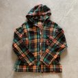 画像7: 【Ladies or S】カナダ製 harmony ウールジャケット オレンジチェック■ビンテージ オールド レトロ アメリカ古着 ジップパーカー (7)