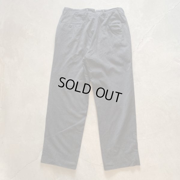 画像7: 【W33】50s-60s UNKNOWN 2タック ウールスラックスパンツ ブラック 黒ストライプ■ビンテージ オールド レトロ アメリカ古着 ロカビリー