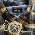 画像2: 【M/L】デッドストック WOODS&GRAY 長袖シャツ 緑チェック■ビンテージ オールド アメリカ古着 90s ボタンダウン (2)