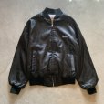 画像3: 【S/M or Ladies】80s USA製 King Louie ナイロンサテンジャケット ブラック 黒■ビンテージ オールド レトロ アメリカ古着 ジャンパー (3)