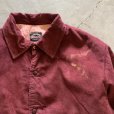 画像5: 【M/L】USA製 Billington 刺繍 コーデュロイジャケット えんじ■ビンテージ オールド レトロ アメリカ古着 スタジャン 80s/90s (5)