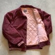 画像10: 【M/L】USA製 Billington 刺繍 コーデュロイジャケット えんじ■ビンテージ オールド レトロ アメリカ古着 スタジャン 80s/90s (10)