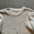 画像2: 【M/L】70s USA製 SPRUCE コットン×アクリル ハニカム サーマルシャツ 白■ビンテージ アメリカ古着 アンダーウェア ロンT (2)
