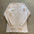 画像5: 【XL/2XL】USA製 SUPER LONG JOHNS 綿ポリ サーマルシャツ 白 生成り■ビンテージ アメリカ古着 アンダーウェア インナー ロンT ハニカム (5)