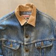 画像2: 【L/XL】80s-90s Lee ストームライダーデニムジャケット ジージャン■ビンテージ オールド アメリカ古着 リー ブランケットライナー (2)
