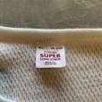 画像3: 【2XL/3XL】USA製 SUPER LONG JOHNS 綿ポリ サーマルシャツ 白 生成り■ビンテージ アメリカ古着 アンダーウェア インナー ロンT ハニカム (3)