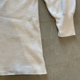 画像5: 【2XL/3XL】USA製 SUPER LONG JOHNS 綿ポリ サーマルシャツ 白 生成り■ビンテージ アメリカ古着 アンダーウェア インナー ロンT ハニカム (5)