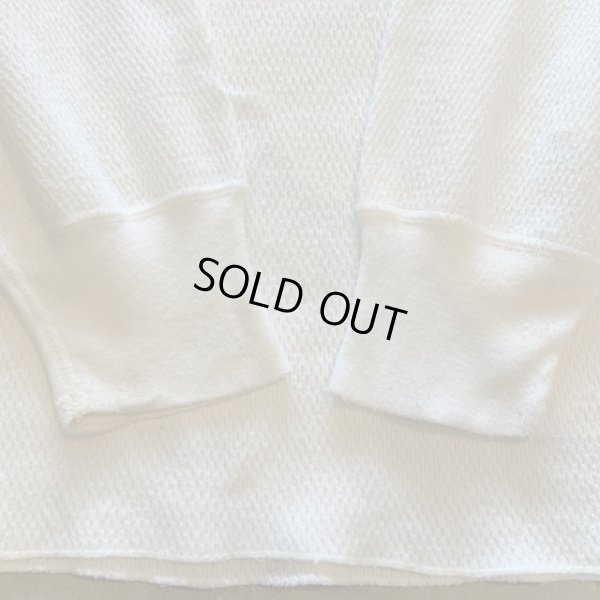 画像6: 【XL/2XL】USA製 SUPER LONG JOHNS 綿ポリ サーマルシャツ 白 生成り■ビンテージ アメリカ古着 アンダーウェア インナー ロンT ハニカム