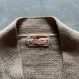 画像3: 【S/M】40s-50s PILGRIM ウールニット カーディガン セーター ベージュ 無地■ビンテージ オールド アメリカ古着 ピルグリム (3)