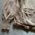 画像6: 【S/M】40s-50s PILGRIM ウールニット カーディガン セーター ベージュ 無地■ビンテージ オールド アメリカ古着 ピルグリム (6)