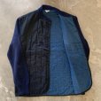 画像6: 【L】フランス GUY LEROY 切替 ライナージャケット ネイビー■ビンテージ オールド ヨーロッパ古着 ユーロワーク カーディガン (6)