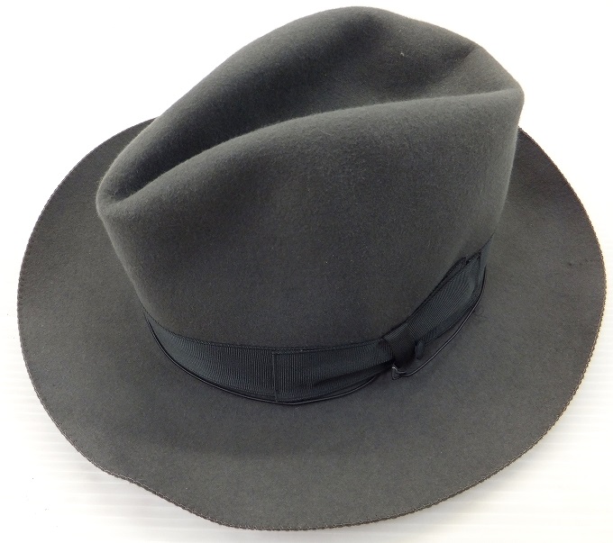 ボルサリーノ 中折れウールハット イタリア製 58cm/ビンテージ 帽子 - JACK CLOTHING SUPPLY