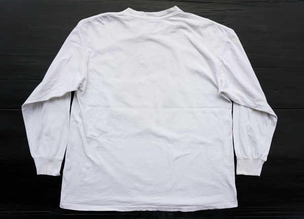 90's USA製 ONIETA オニータ ハート プリント 長袖Tシャツ XL 白/ビンテージ オールド アメリカ古着 ロンT ビッグサイズ