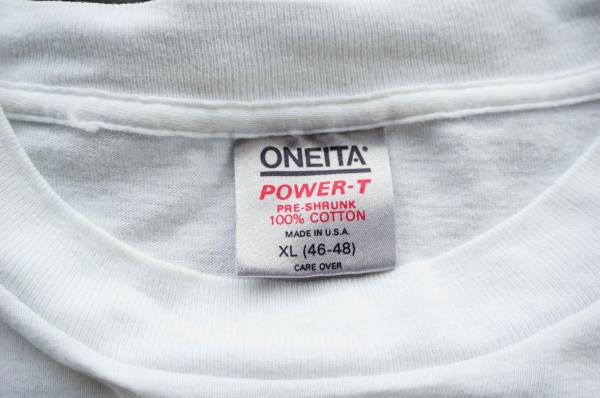 80's-90's USA製 ONEITA オニータ USMC ミリタリー プリントTシャツ XL 46-48 白/ビンテージ オールド