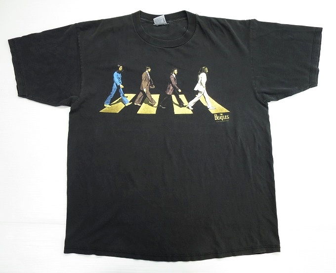 90's USA製 THE BEATLES ビートルズ バンドTシャツ XL/アビーロード - JACK CLOTHING SUPPLY