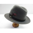 画像3: ロイヤルステットソン STETSON 中折れ 起毛 フェルトハット 59cm 7 3/8 グレー/ビンテージ オールド 帽子 (3)